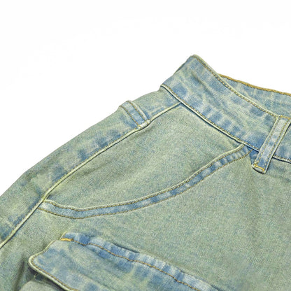 Women's High-Waist Cargo Pants, Loose Fit Convertible Pants With Zip-Off Legs To Shorts