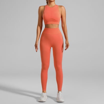 High-strength Running Tight Seamless Yoga Clothes Suit
